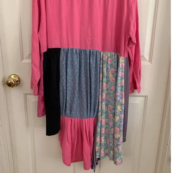 Handmade Upcycled Patchwork Top - Picture 2 of 7